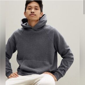NWT Everlane The Track Hoodie Charcoal Sweatshirt Men’s